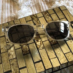 Cole Haan clear frame sunglasses